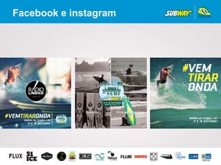 Facebook e instagram
 