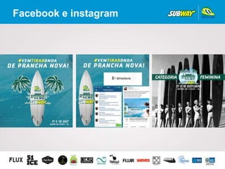 Facebook e instagram
 