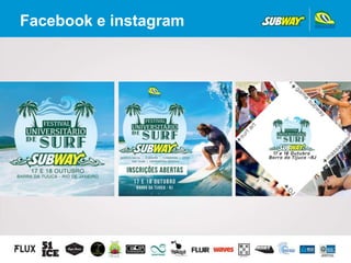 Facebook e instagram
 