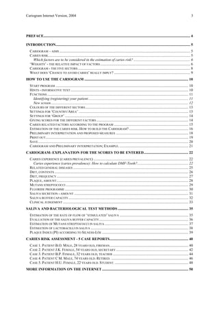 Cariogram manual 201net | PDF