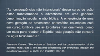 A carismatização do adventismo