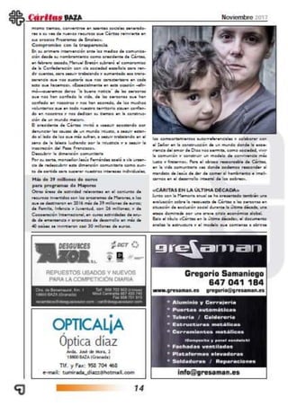 Cáritas noviembre 17