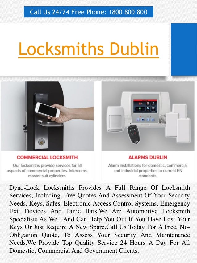 Locksmith prices in dublin
