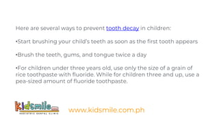 Dental Caries In Children | PDF