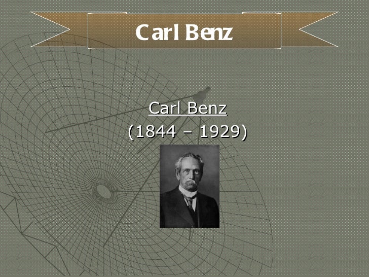 carl benz Karl friedrich benz (november 26 1844 – april 4 1929) was a german engine designer and automobile engineer, generally regarded as the inventor of the gasoline-powered automobile. carl benz Karl friedrich benz (november 26 1844 – april 4 1929) was a german engine designer and automobile engineer, generally regarded as the inventor of the gasoline-powered automobile.