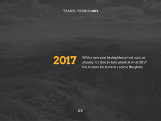 Travel Trends for 2017  |  Carl Turnley