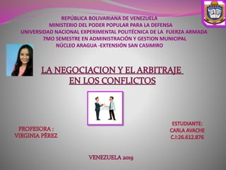 REPÚBLICA BOLIVARIANA DE VENEZUELA
MINISTERIO DEL PODER POPULAR PARA LA DEFENSA
UNIVERSIDAD NACIONAL EXPERIMENTAL POLITÉCNICA DE LA FUERZA ARMADA
7MO SEMESTRE EN ADMINISTRACIÓN Y GESTION MUNICIPAL
NÚCLEO ARAGUA -EXTENSIÓN SAN CASIMIRO
 
