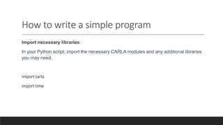 carla advanced Artificial Intelligence module | PPTX