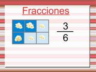 Fracciones
3
6