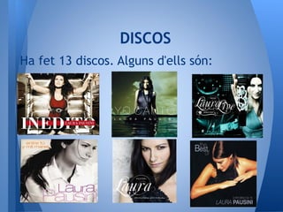 Ha fet 13 discos. Alguns d'ells són:
DISCOS
 