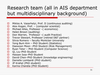 Goals of the Integrated Audit18