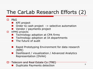 Intra and Inter process controls an issue