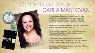Carla mantovani coaching apres