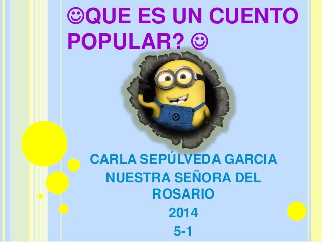 Que Es Un Cuento Popular