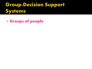  Groups of people
 