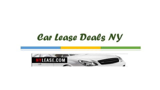 Car Lease Deals NY