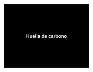 Huella de carbono
 