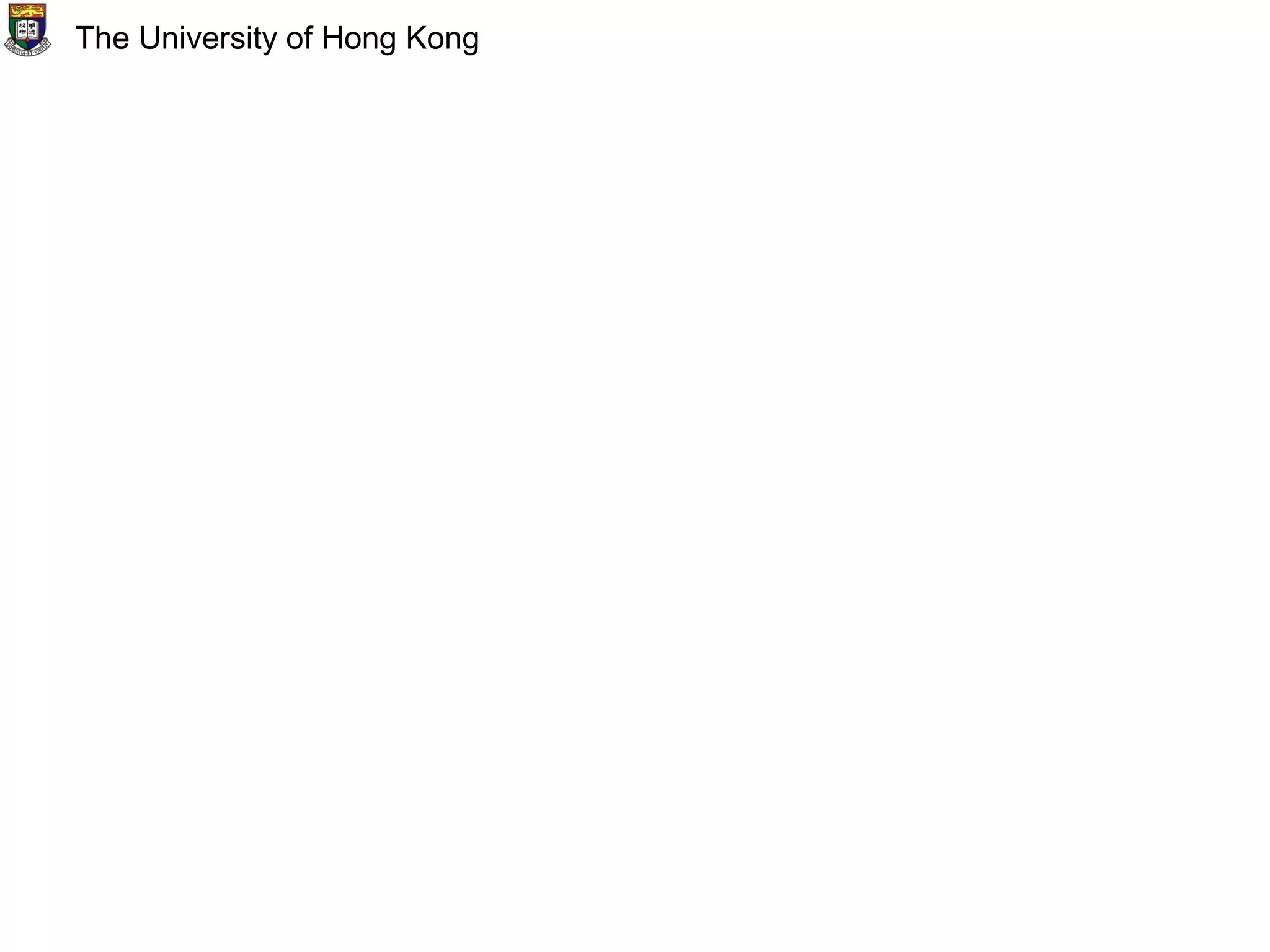 The University of Hong Kong
 
