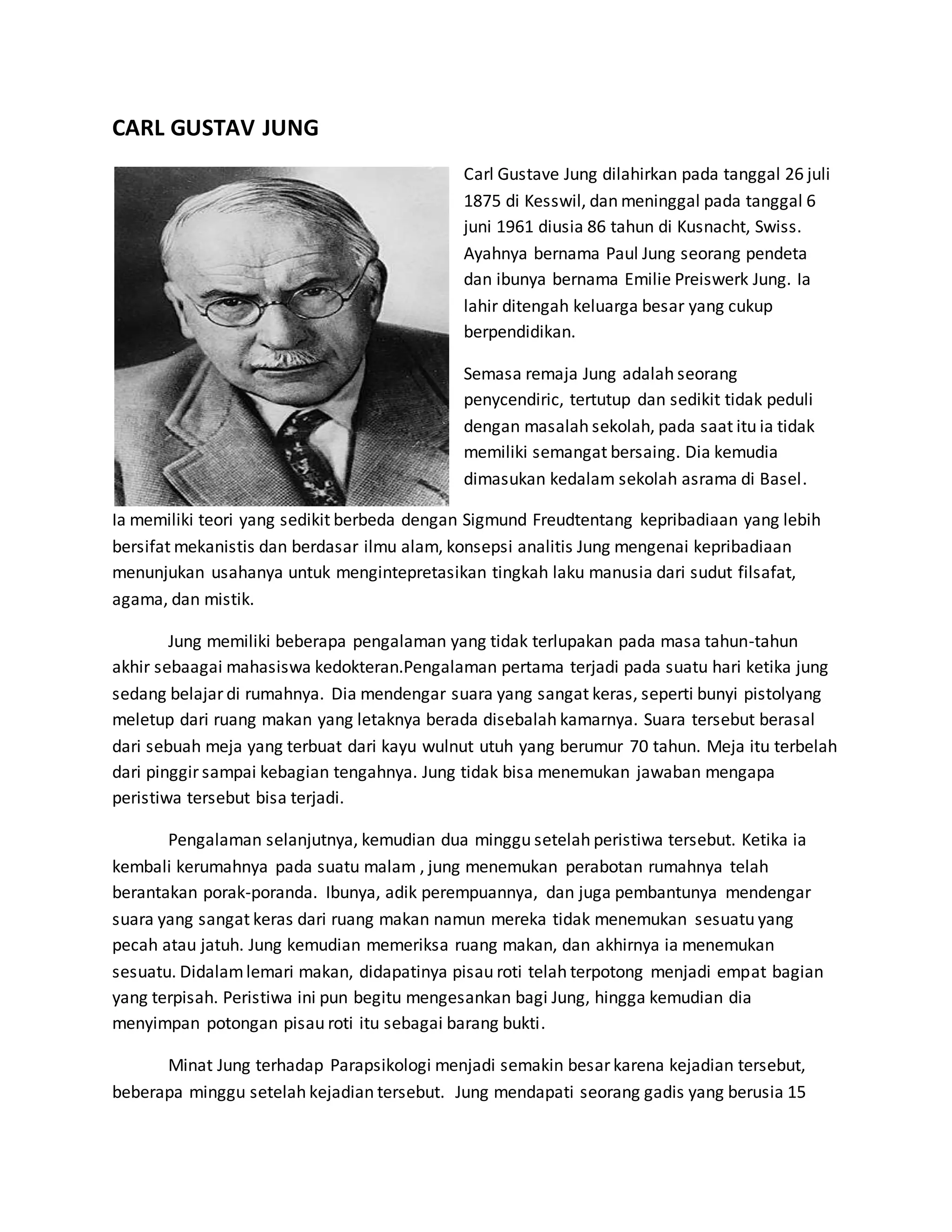 Carl gustave jung | DOCX