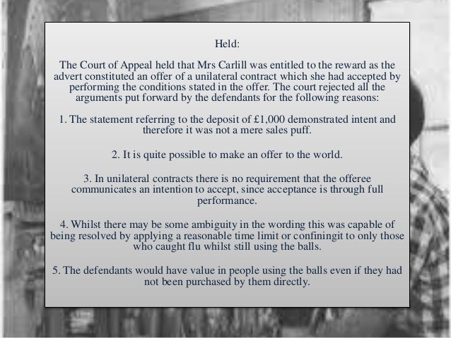 principles of contract in carlil v carbolic smoke ball co – carlill v carbolic smoke ball co understanding of the basic principles of contract law which apply to nearly the law of contract is concerned with the. principles of contract in carlil v carbolic smoke ball co – carlill v carbolic smoke ball co understanding of the basic principles of contract law which apply to nearly the law of contract is concerned with the.