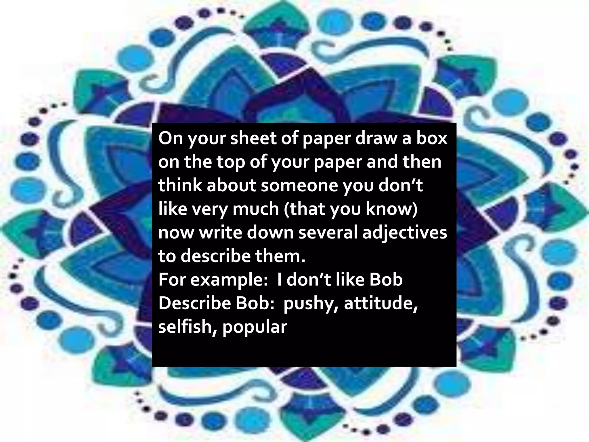 Archetypes, cont.
 Persona and Shadow (The
battle within)
 Two opposing archetypes
 Idealized outward appearance (Persona)
versus dark, unacceptable motives and
desires (Shadow)
 Results in socially unacceptable thoughts
and actions, similar to Id vs. Superego
battles
 Hero and Demon (the
outside battle)
 Hero is strong, good force that battles
the enemy
 Demon represents cruelty and evil
 