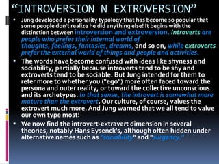 Carl jung’s theory