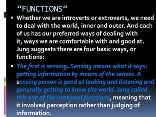 Carl jung’s theory