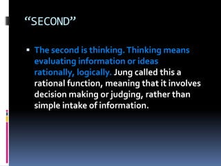 Carl jung’s theory