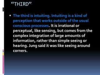 Carl jung’s theory