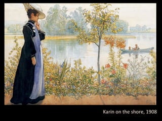 Karin on the shore, 1908
 