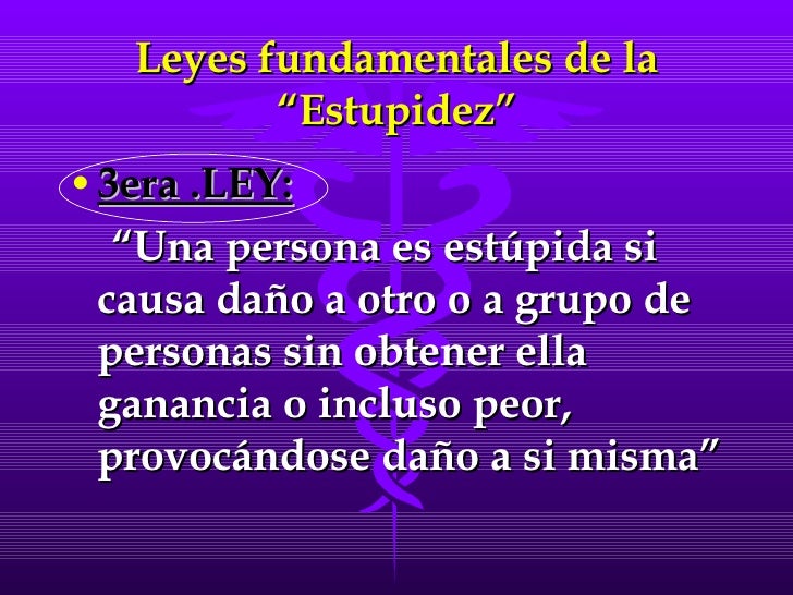 Carlo M.Cipolla "La estupidez"