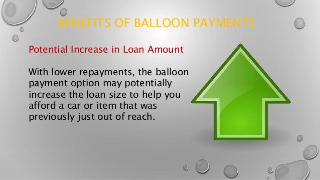 balloon payments