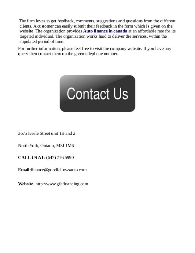 Bad credit auto car loans in Canada