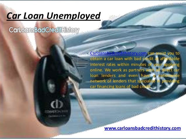 can you get a car loan on unemployment