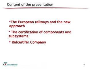 The European approach to guarantee safety and interoperability | PDF
