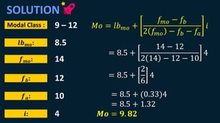 Mode of Grouped Data - Math 7 (4th Quarter) | PPTX