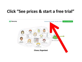 Click “See prices & start a free trial”
 