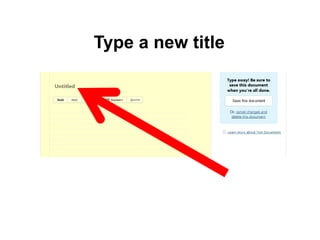 Type a new title
 