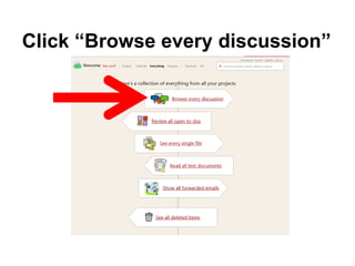 Click “Browse every discussion”
 