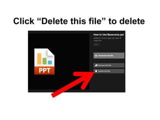 Click “Delete this file” to delete
 