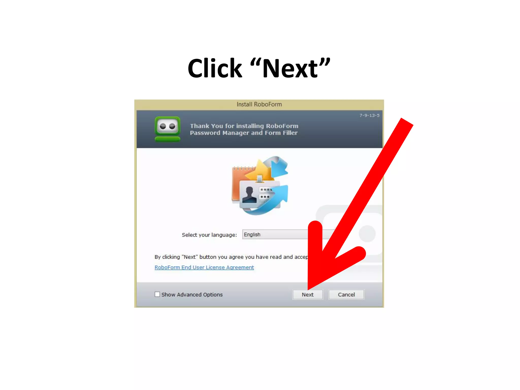 Click “Next”
 