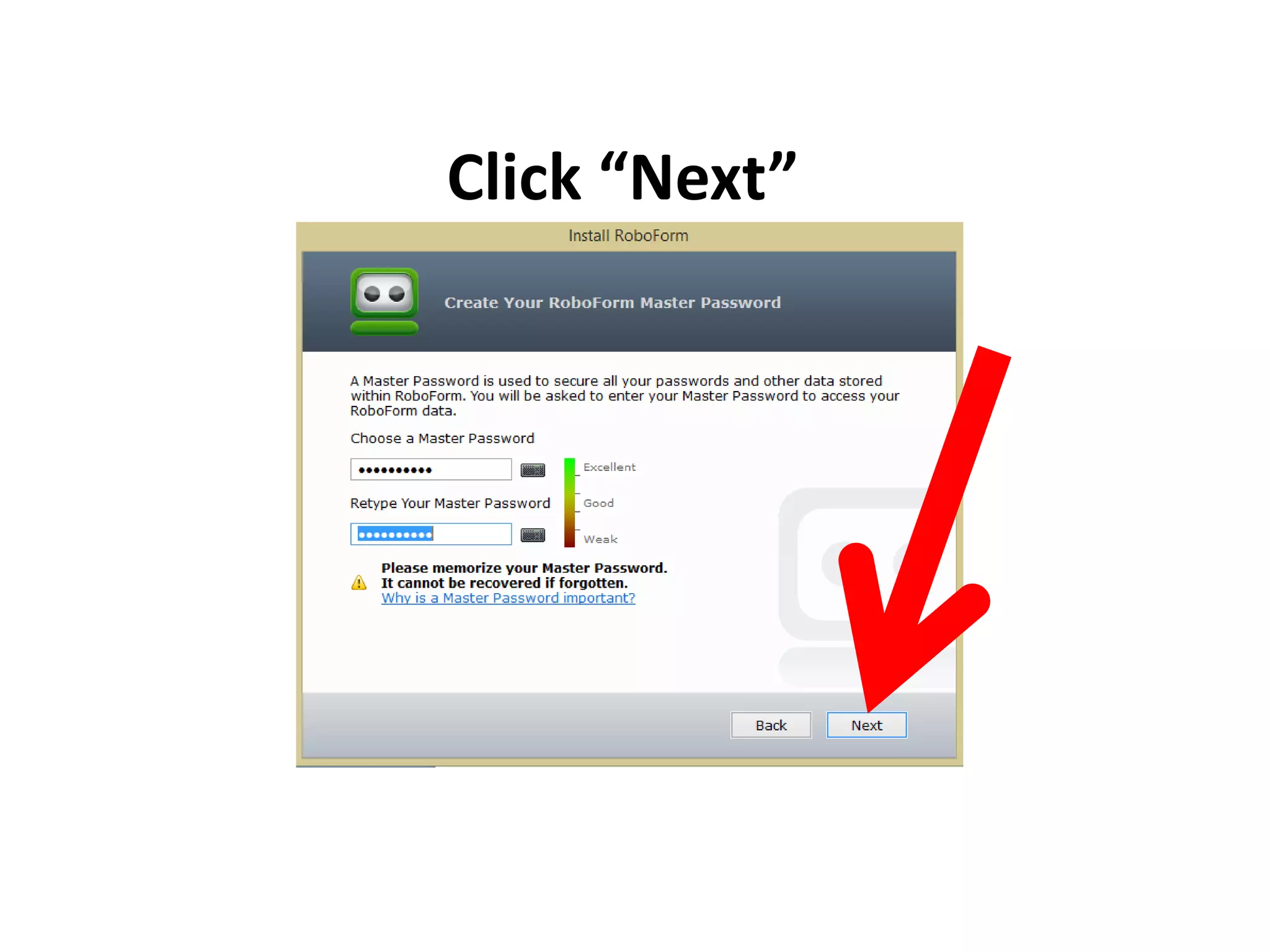 Click “Next”
 
