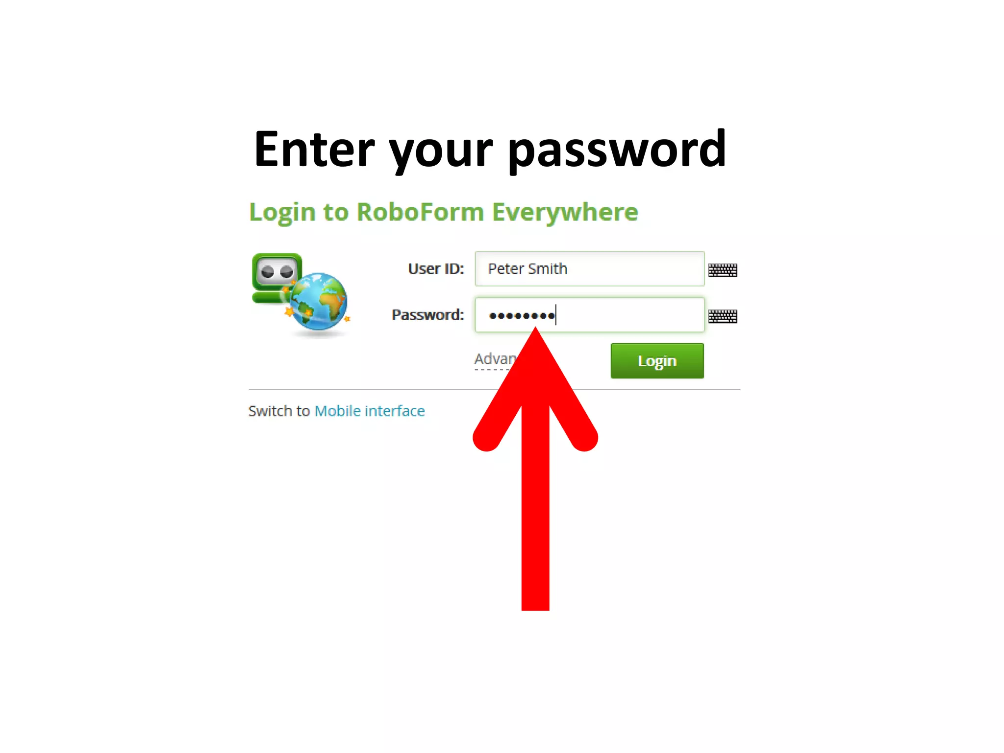 Enter your password
 