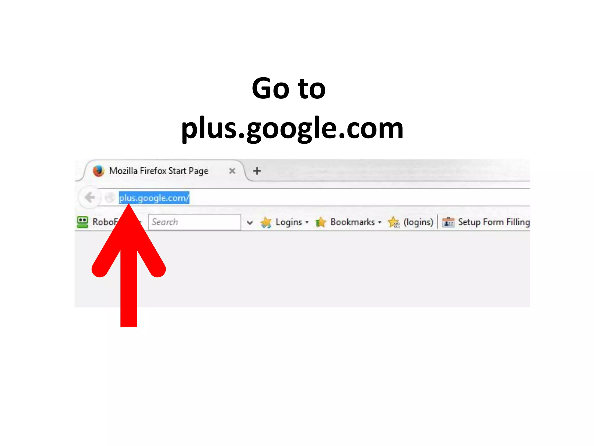 Go to
plus.google.com
 