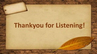 Thankyou for Listening!
 