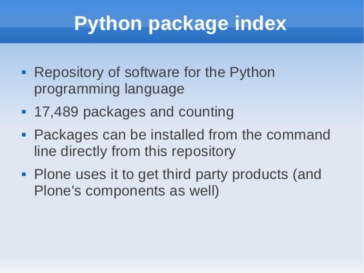 Python intro for Plone users
