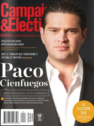 Carlos Angulo, posible candidato por el PAN a la gubernatura de Chihuahua según "Campaigns & Elections"