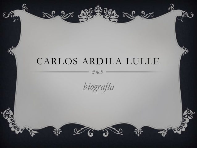 Carlos ardila lulle