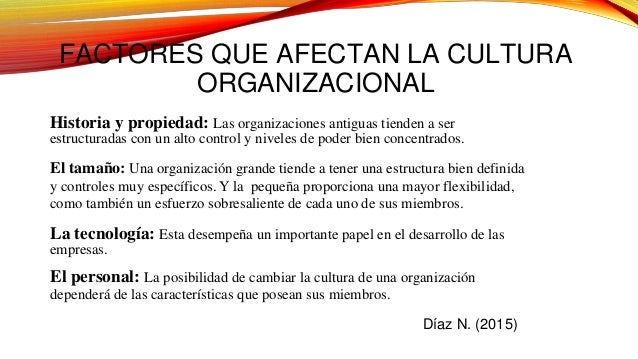 la cultura de la organizacion y su relacion con el desarrollo organiz…