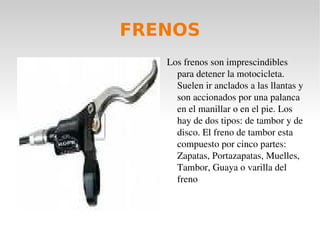 Contitucion de las motocicletas Motor 